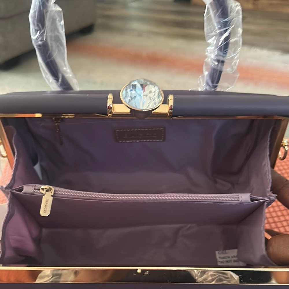 Bagco Purple Women's Handbag - Picture 5 of 10